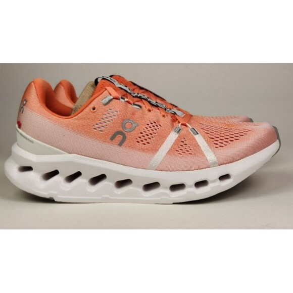 On Cloudsurfer Flame White Women's Running Shoes Size 10 NEW - Picture 2 of 8